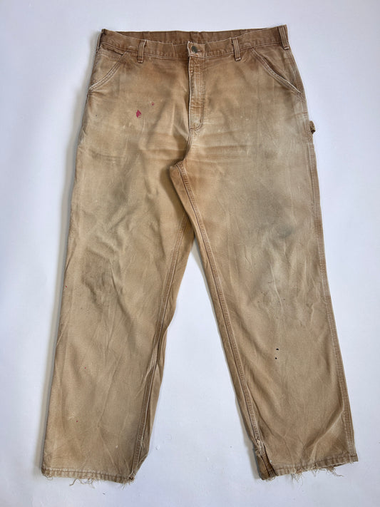 Sandfarvet Carhartt bukser - 38x32