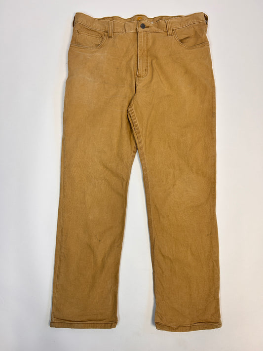 Sandfarvet Carhartt bukser - 36x30