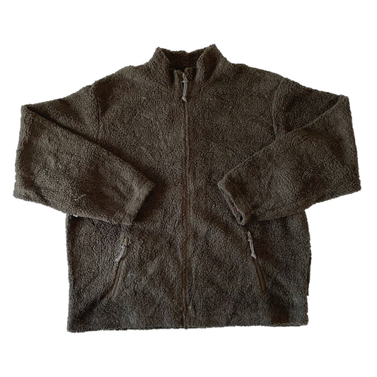 Sort fleece trøje - XL